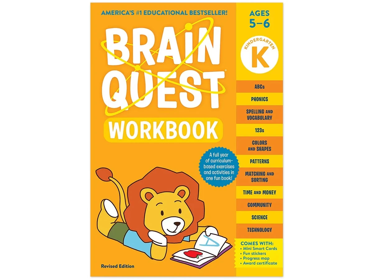 Brain Quest Workbook - Kindergarten - US 4493