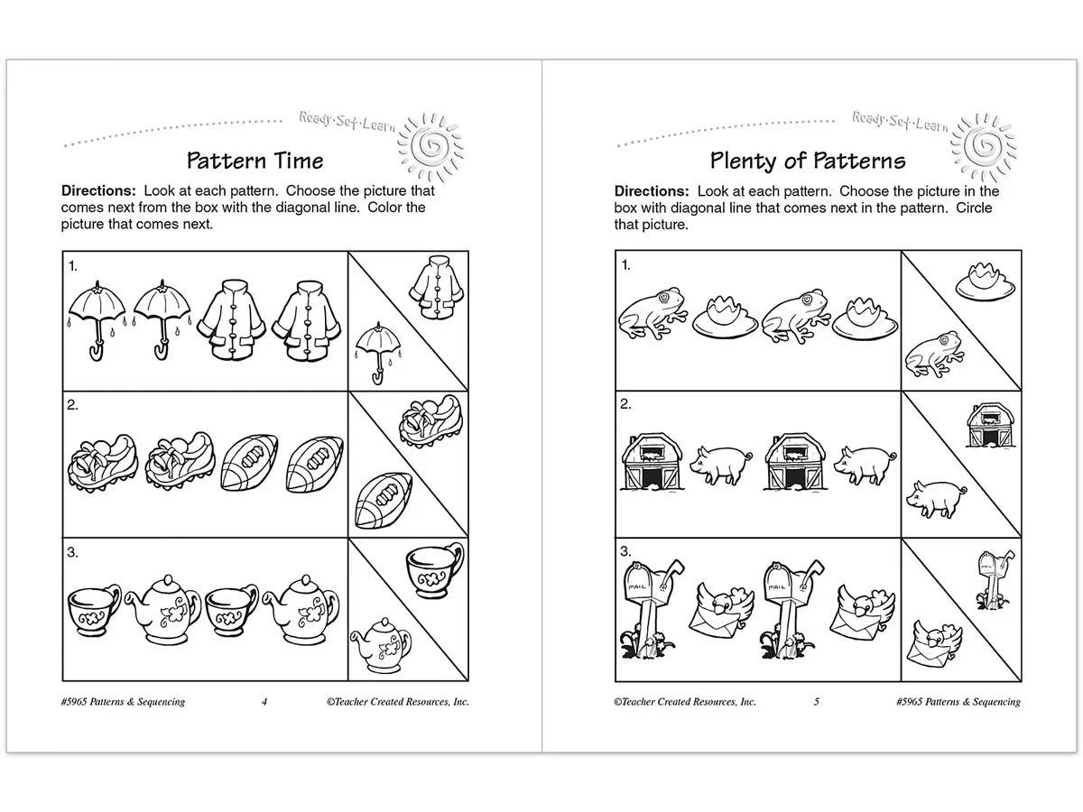 Patterns & Sequencing Workbook - US 2917