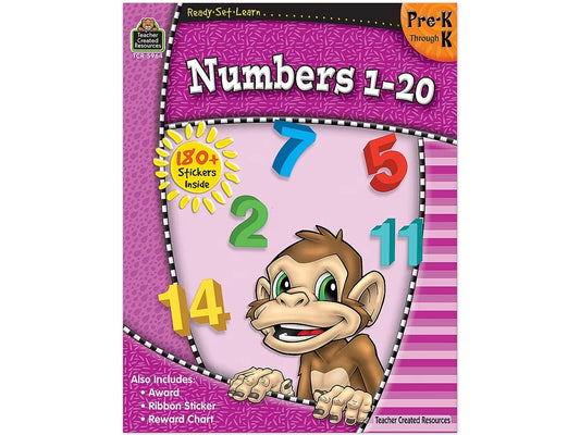Numbers 1-20 Workbook - US 7390