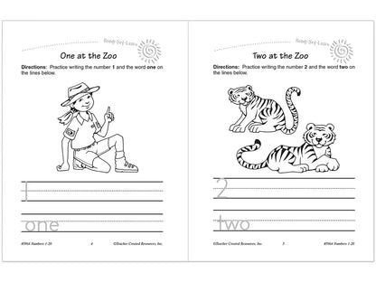 Numbers 1-20 Workbook - US 7390