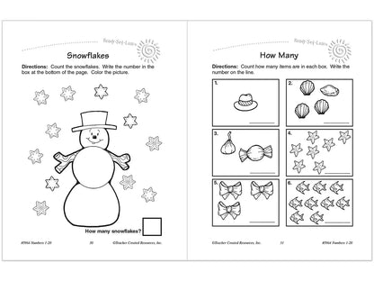 Numbers 1-20 Workbook - US 7390