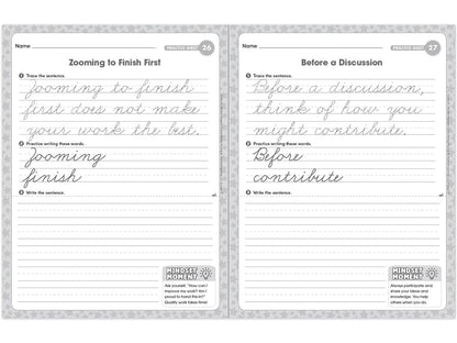 Cursive Writing Practice Workbook - Gr. 3 - US 3608