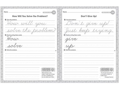 Cursive Writing Practice Workbook - Gr. 2-3 - US 2097