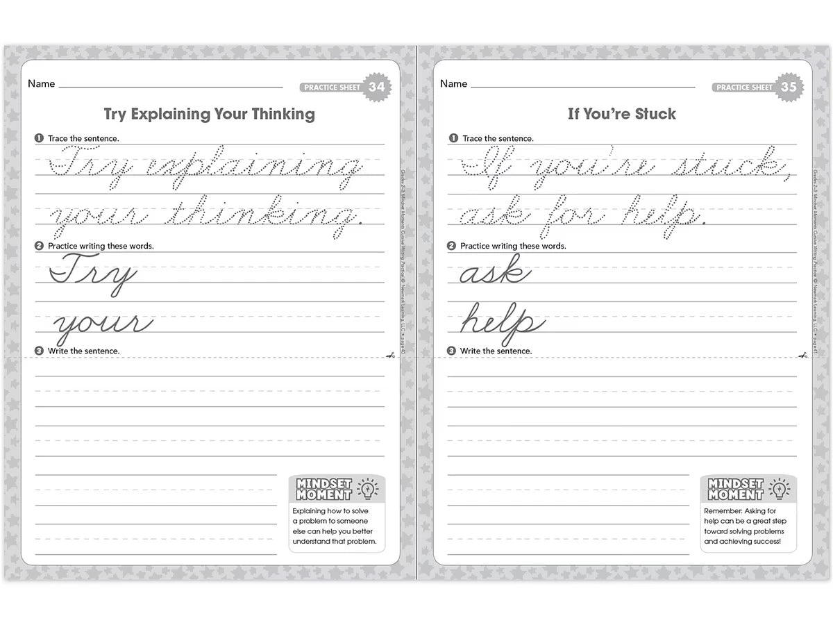 Cursive Writing Practice Workbook - Gr. 2-3 - US 2097