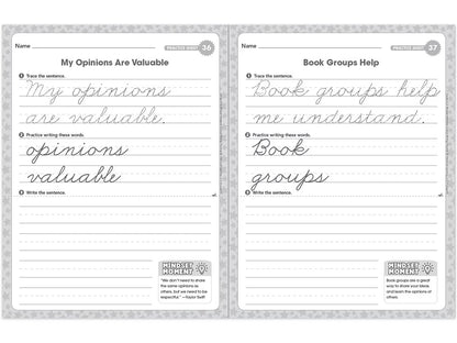 Cursive Writing Practice Workbook - Gr. 2-3 - US 2097