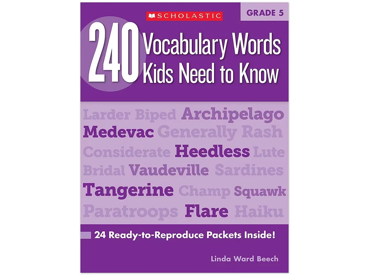 240 Words Kids Need to Know Workbook - Gr. 5 - US 2318