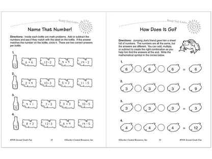 Second-Grade Fun Workbook - US 7854