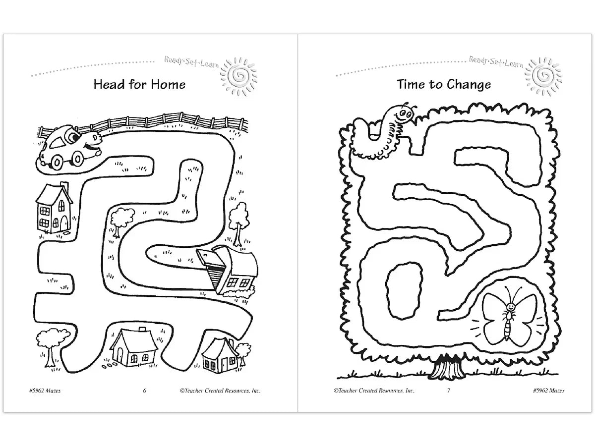 Mazes Workbook - Kindergarten - US 9983