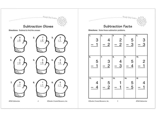 Subtraction Workbook - US 1844