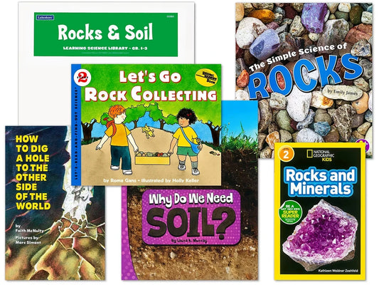Rocks & Soil Book Library - Gr. 1-3 - US 6700