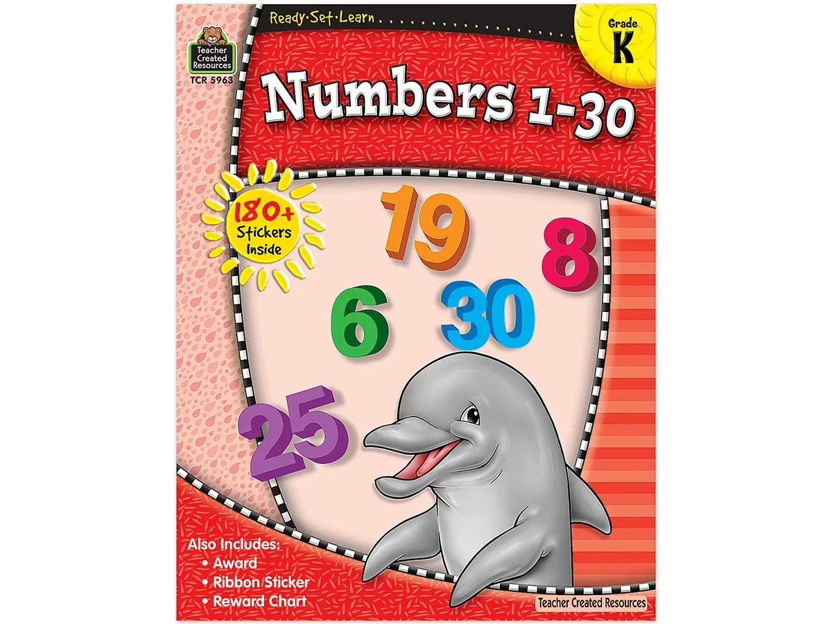 Numbers 1-30 Workbook - US 3012