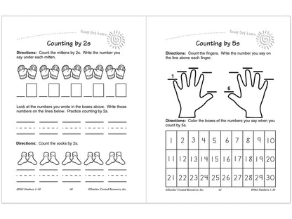 Numbers 1-30 Workbook - US 3012