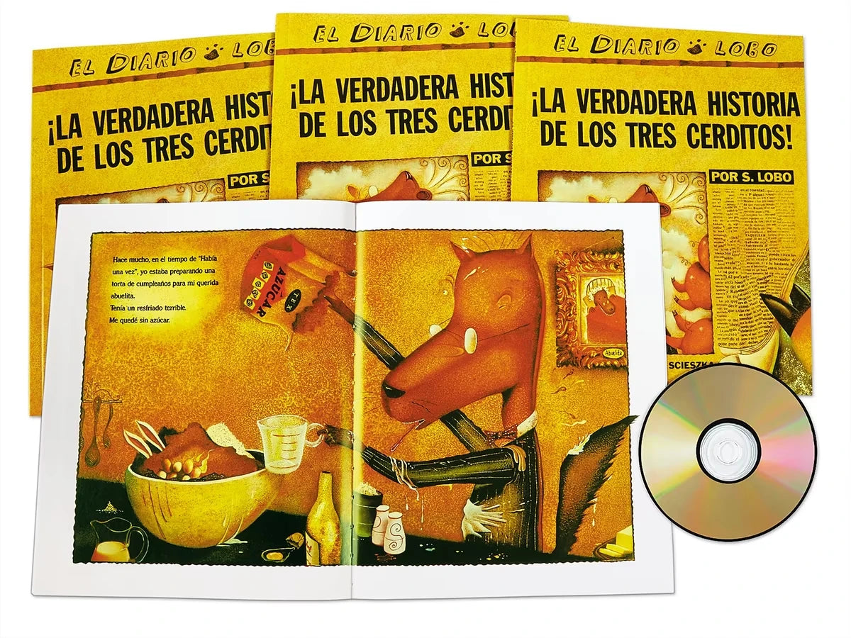 ¡La verdadera historia de los tres cerditos! Read-Along - US 8819
