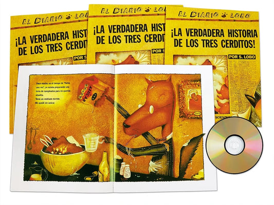 ¡La verdadera historia de los tres cerditos! Read-Along - US 8819