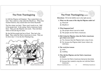Master Reading Comprehension Workbook - Gr. 1 - US 5882