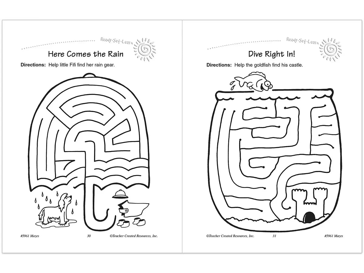 Mazes Workbook - Gr. 1 - US 5182