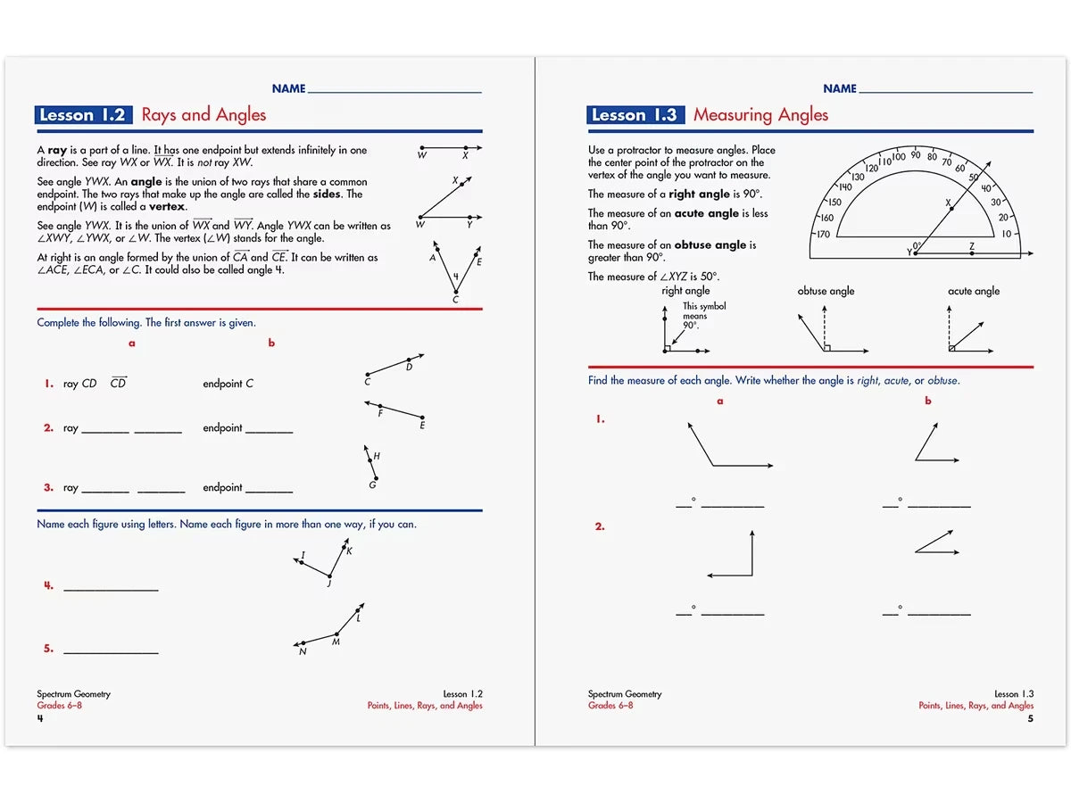 Spectrum® Geometry Workbook - US 4191