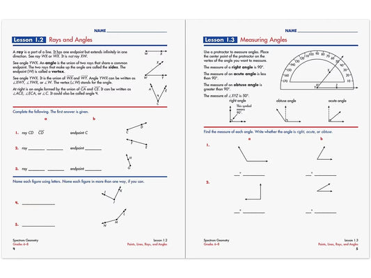 Spectrum® Geometry Workbook - US 4191