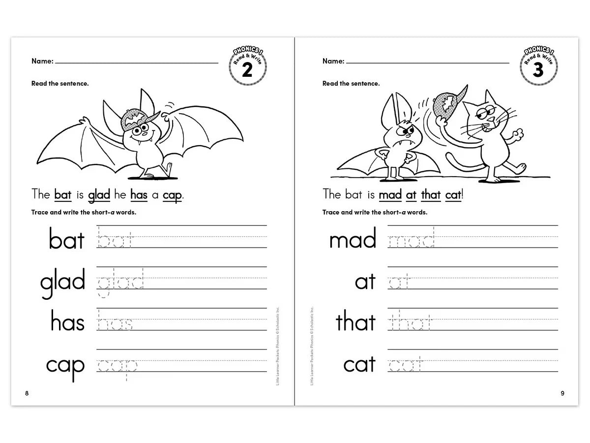 Phonics Little Learner Packets Workbook - US 4421