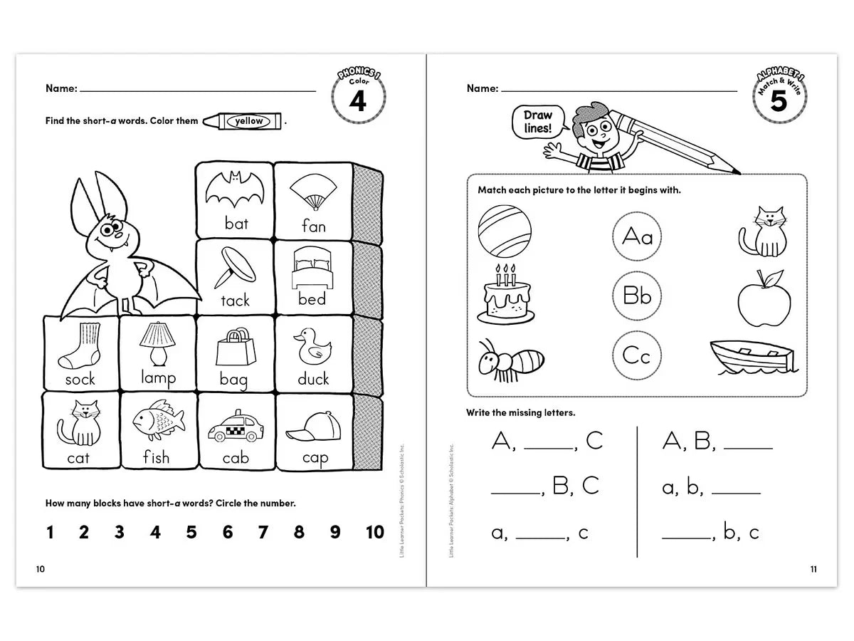 Phonics Little Learner Packets Workbook - US 4421