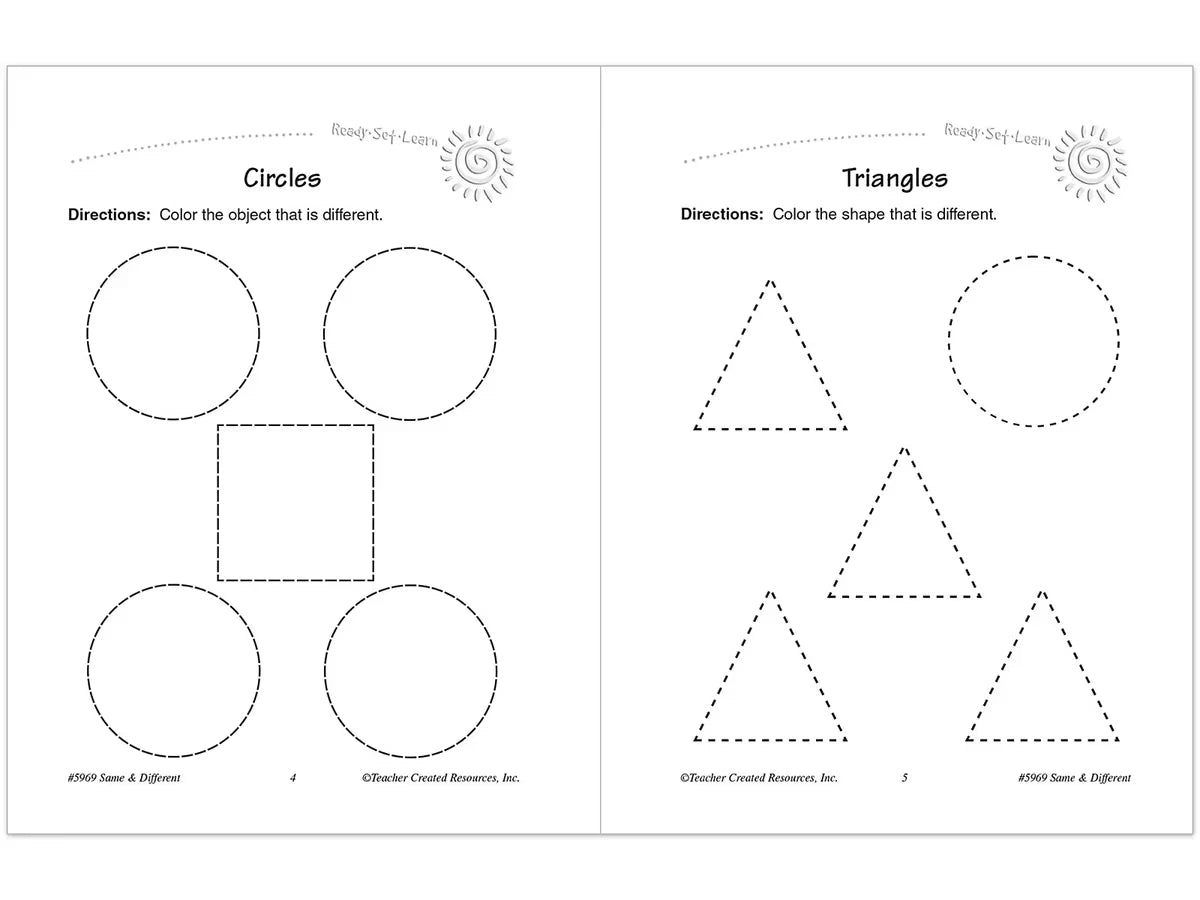 Same & Different Workbook - US 7914