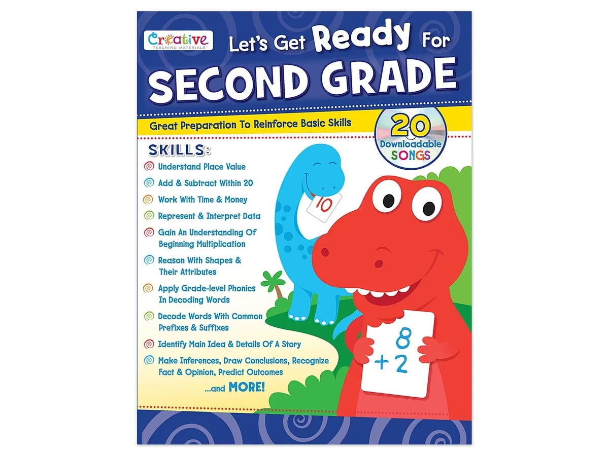 Let’s Get Ready for Second Grade Workbook - US 2168