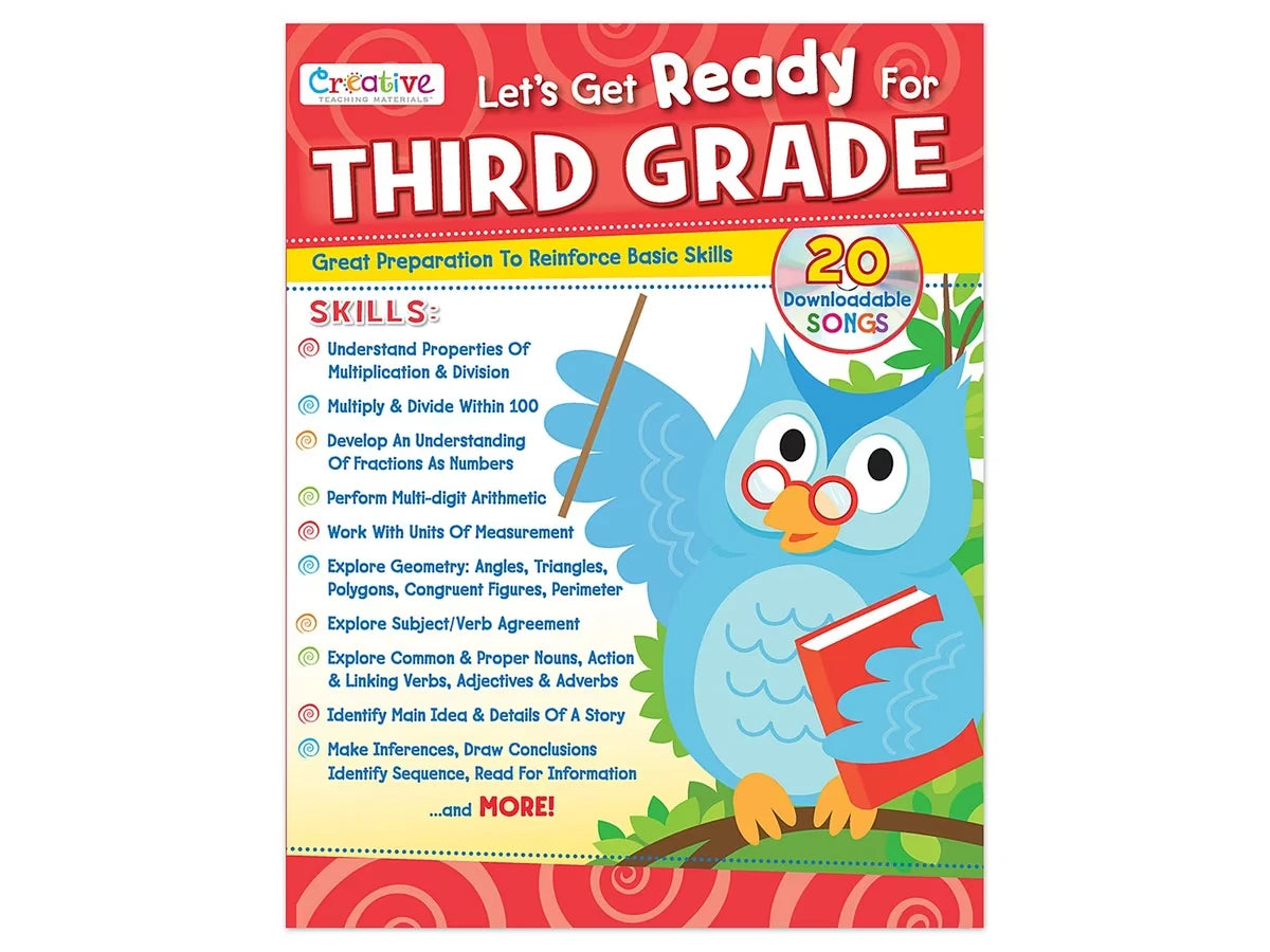 Let’s Get Ready for Third Grade Workbook - US 4365
