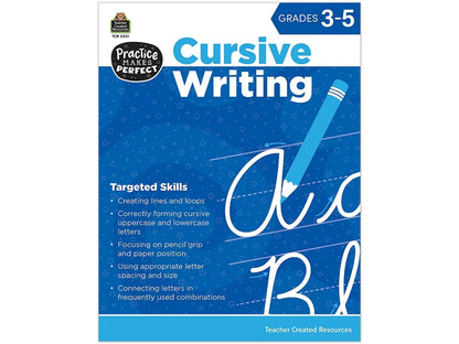 Cursive Writing Practice Workbook - US 1779