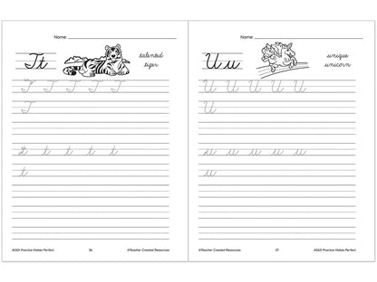 Cursive Writing Practice Workbook - US 1779