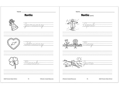 Cursive Writing Practice Workbook - US 1779