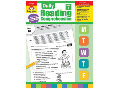 Daily Reading Comprehension Activities Workbook - Gr. 1 - US 2061