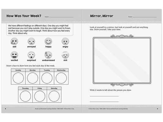 Social and Emotional Learning Activity Workbook - Gr. 1-2 - US 4744
