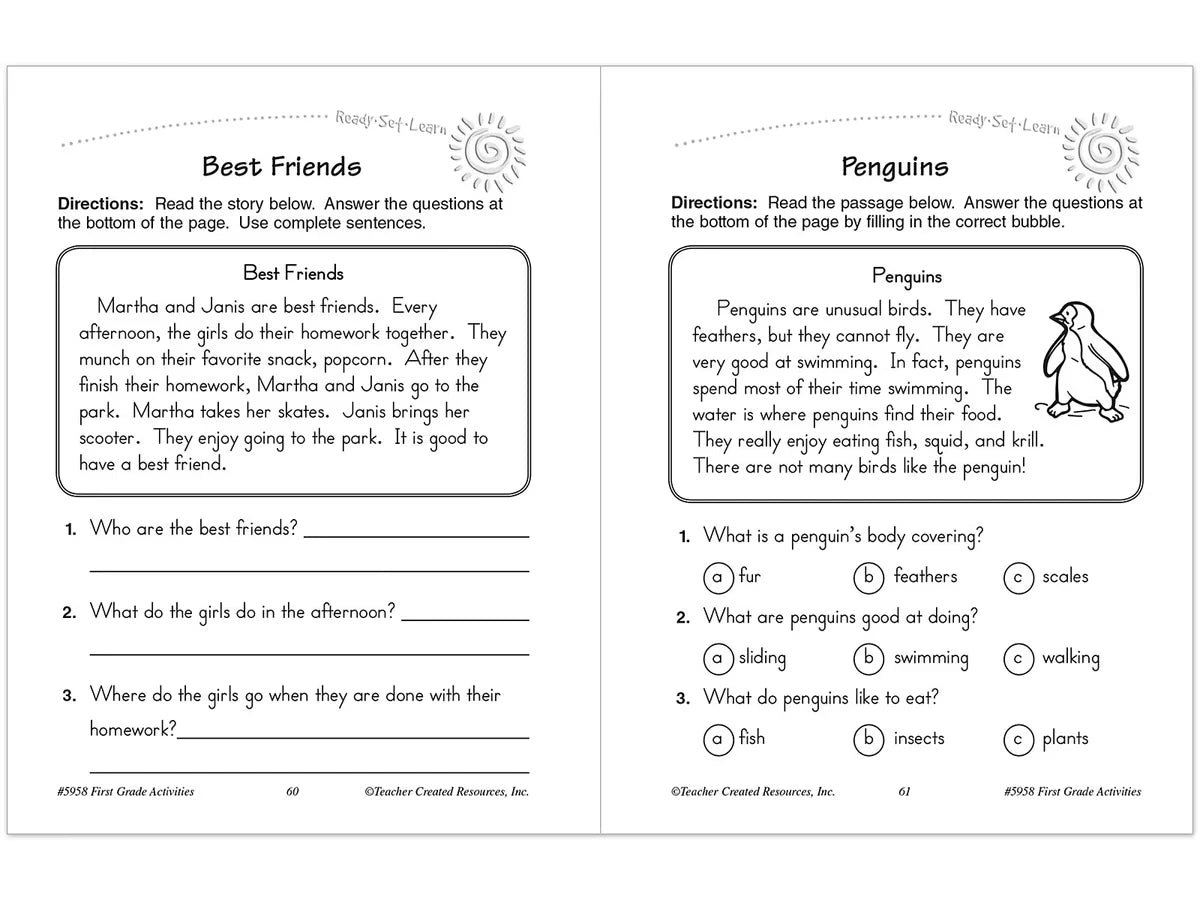 First-Grade Workbook - US 7617