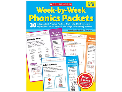 Phonics Week-By-Week Packets Workbook - US 4206