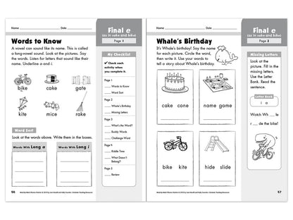 Phonics Week-By-Week Packets Workbook - US 4206