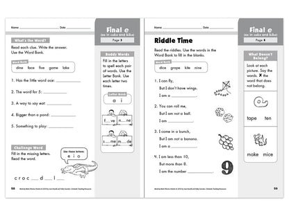 Phonics Week-By-Week Packets Workbook - US 4206