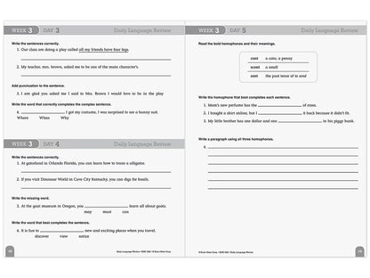Daily Language Review Workbook - Gr. 4 - US 8222