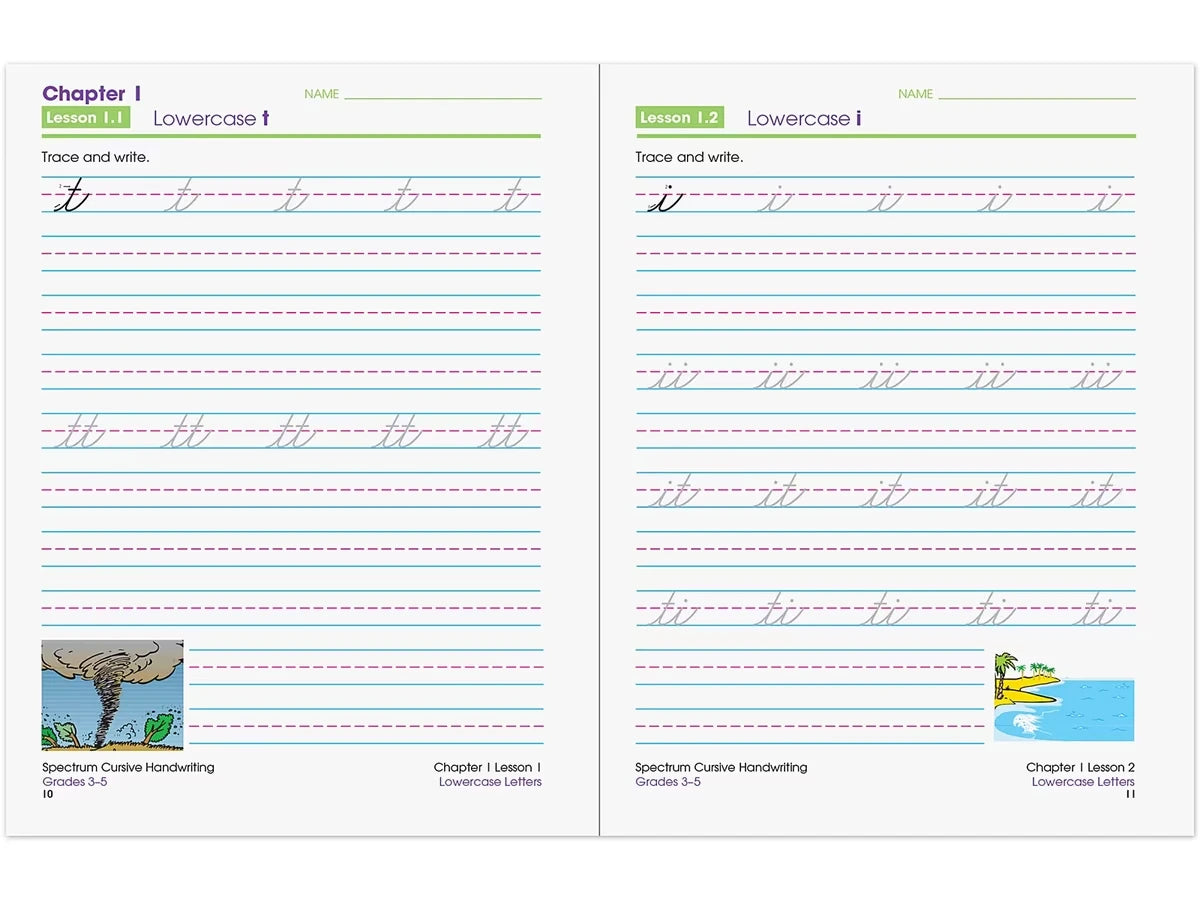 Spectrum® Cursive Handwriting Workbook - US 9884