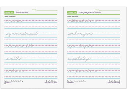 Spectrum® Cursive Handwriting Workbook - US 9884