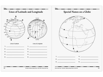 The World: Reference Maps & Forms Workbook - US 4004
