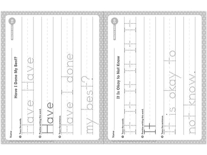 Handwriting Practice Workbook - K-Gr. 1 - US 8886