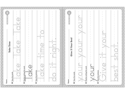 Handwriting Practice Workbook - K-Gr. 1 - US 8886