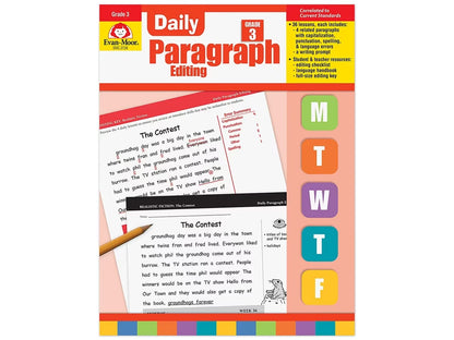 Daily Paragraph Editing Workbook - Gr. 3 - US 6747