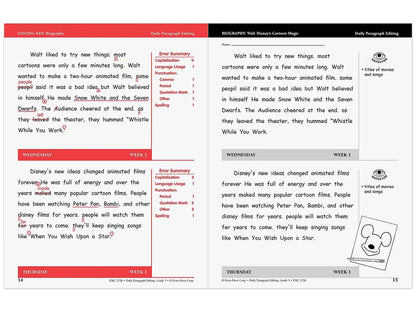 Daily Paragraph Editing Workbook - Gr. 3 - US 6747
