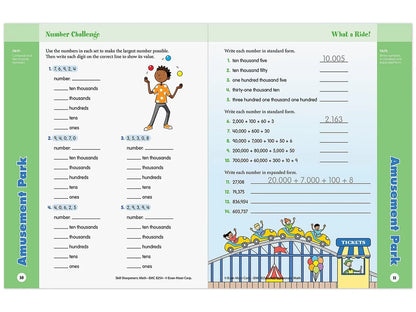 Math Skill Sharpeners Workbook - Gr. 4 - US 8646