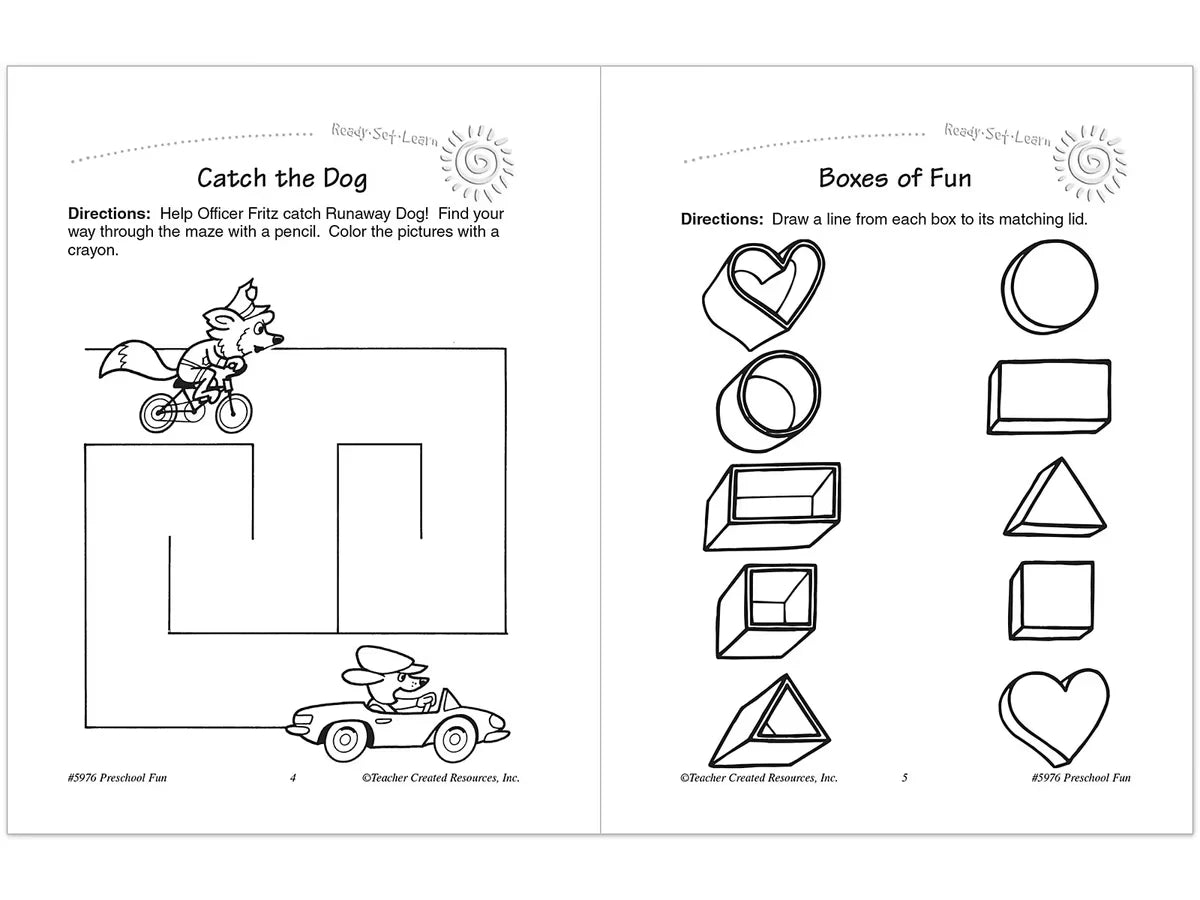 Preschool Fun Workbook - US 6376
