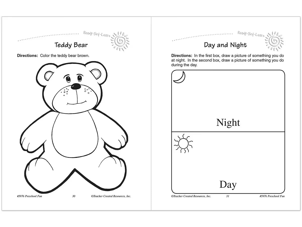 Preschool Fun Workbook - US 6376
