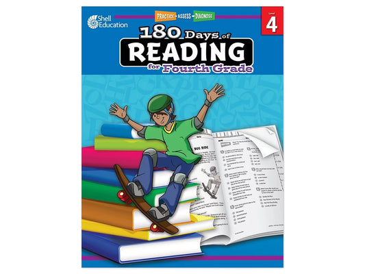 180 Days of Reading Workbook - Gr. 4 - US 8641