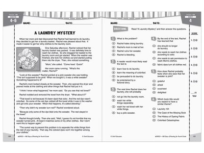180 Days of Reading Workbook - Gr. 4 - US 8641
