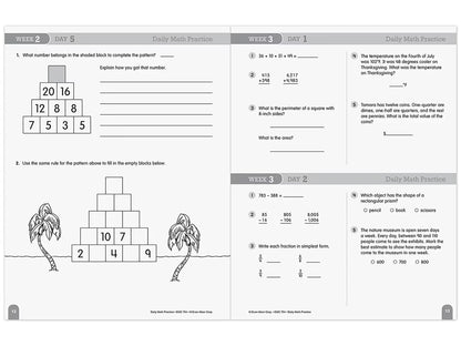 Daily Math Practice Workbook - Gr. 5 - US 1999
